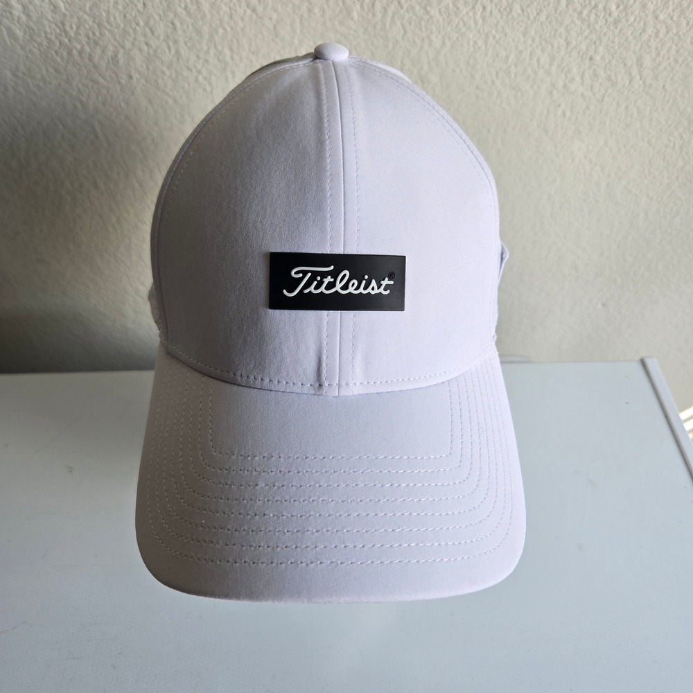 Titleist White Performance Golf Hat Stratusphere Gin New Amsterdam Promo NWT